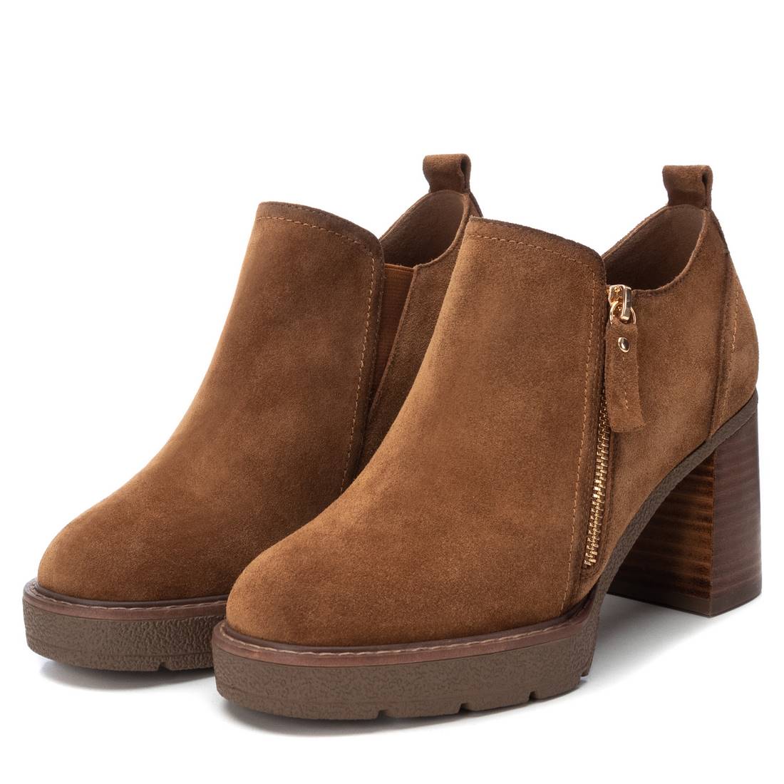 Carmela 16186001 bottines cuir marron talon 8 cm
