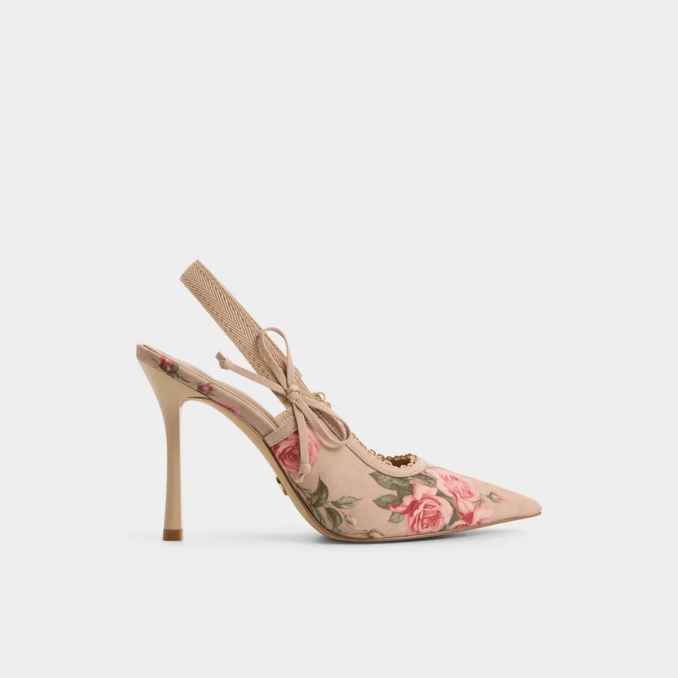 ALDO Hennie escarpins beige rose nœud