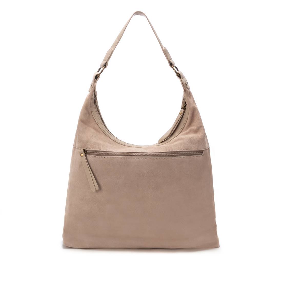 Carmela 18603902 sac épaule marron cuir clouté 39 cm