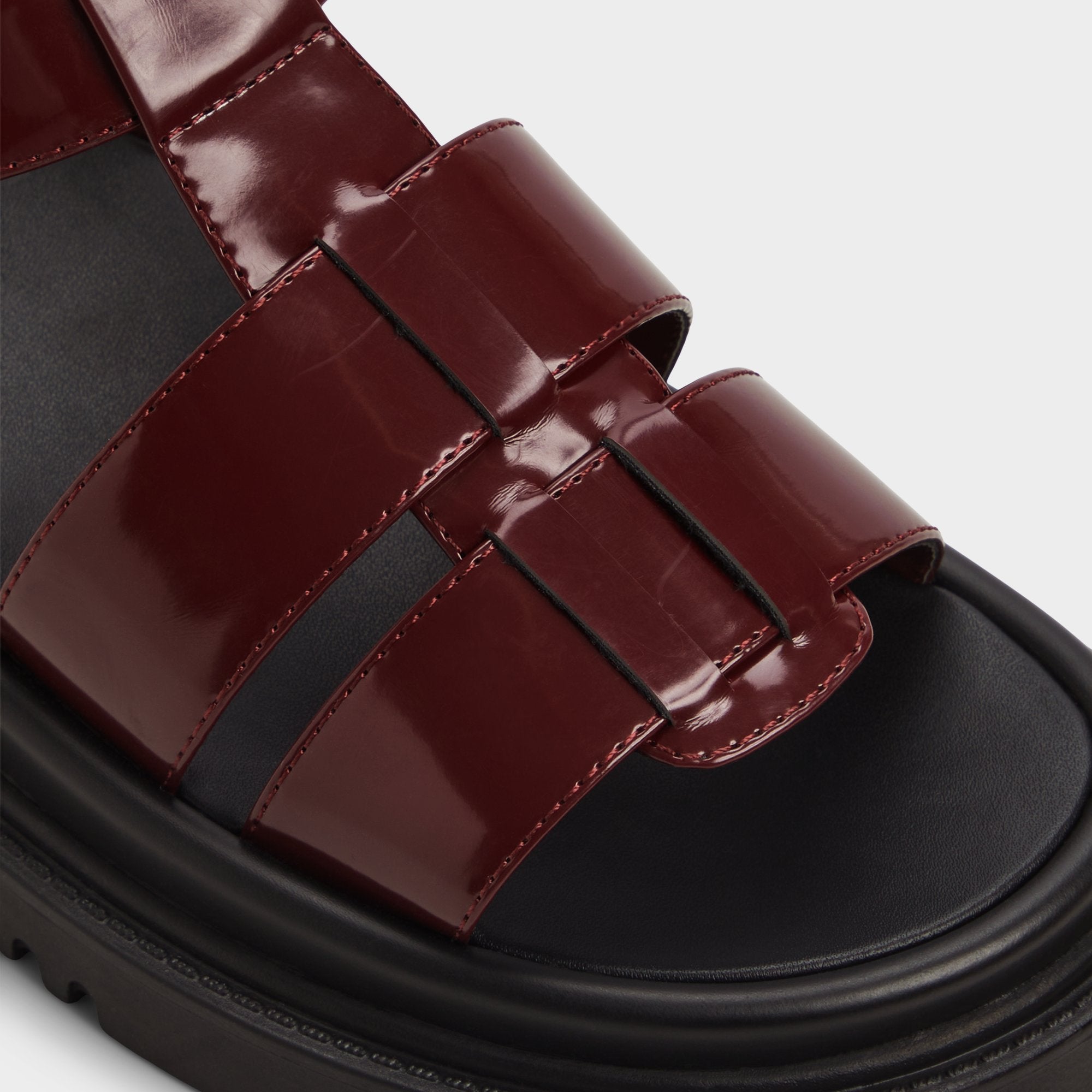 Aldo Linettie sandale pêcheur bordeaux