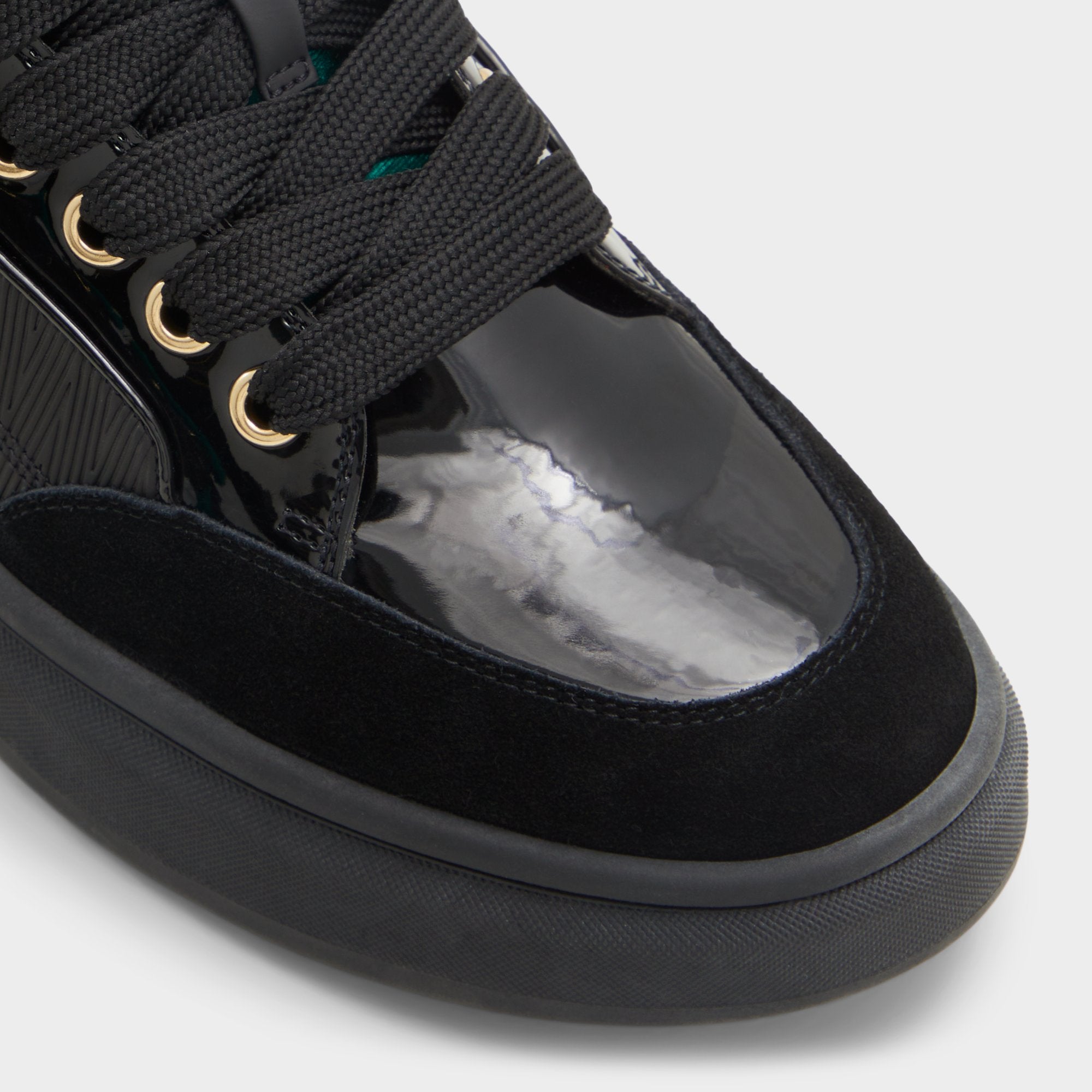 ALDO Hisroyalozness baskets basses noires vert