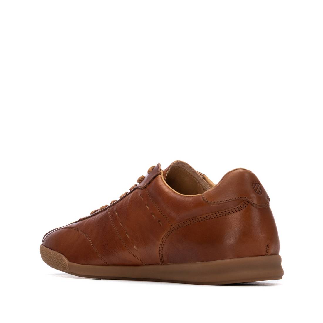 Carmela 16390201 baskets homme cuir marron camel