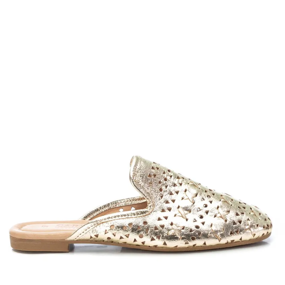 Carmela 16073408 mules femme doré cuir ajouré