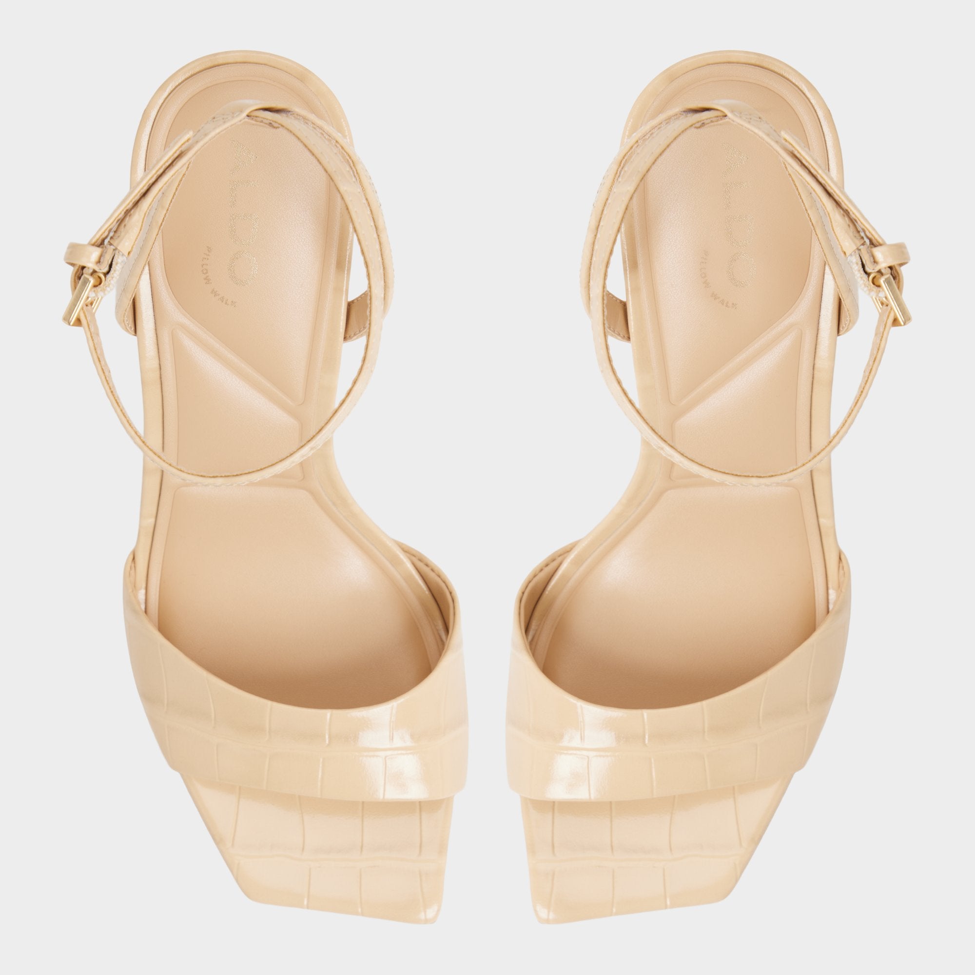 Aldo Harmonious sandales à talon beige