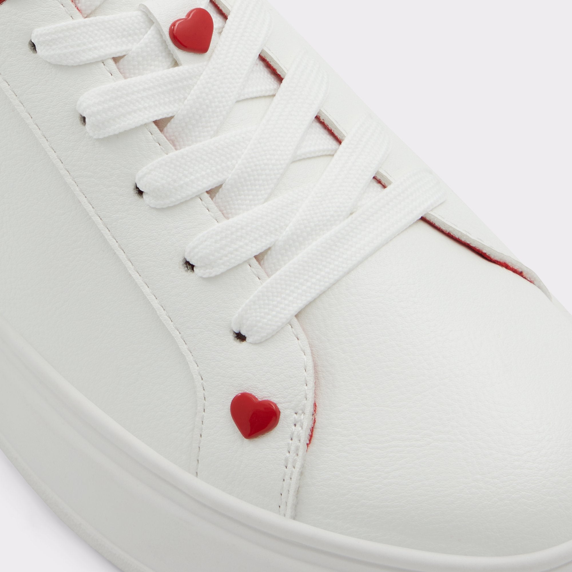 ALDO Rosecloud baskets basses roses coeur