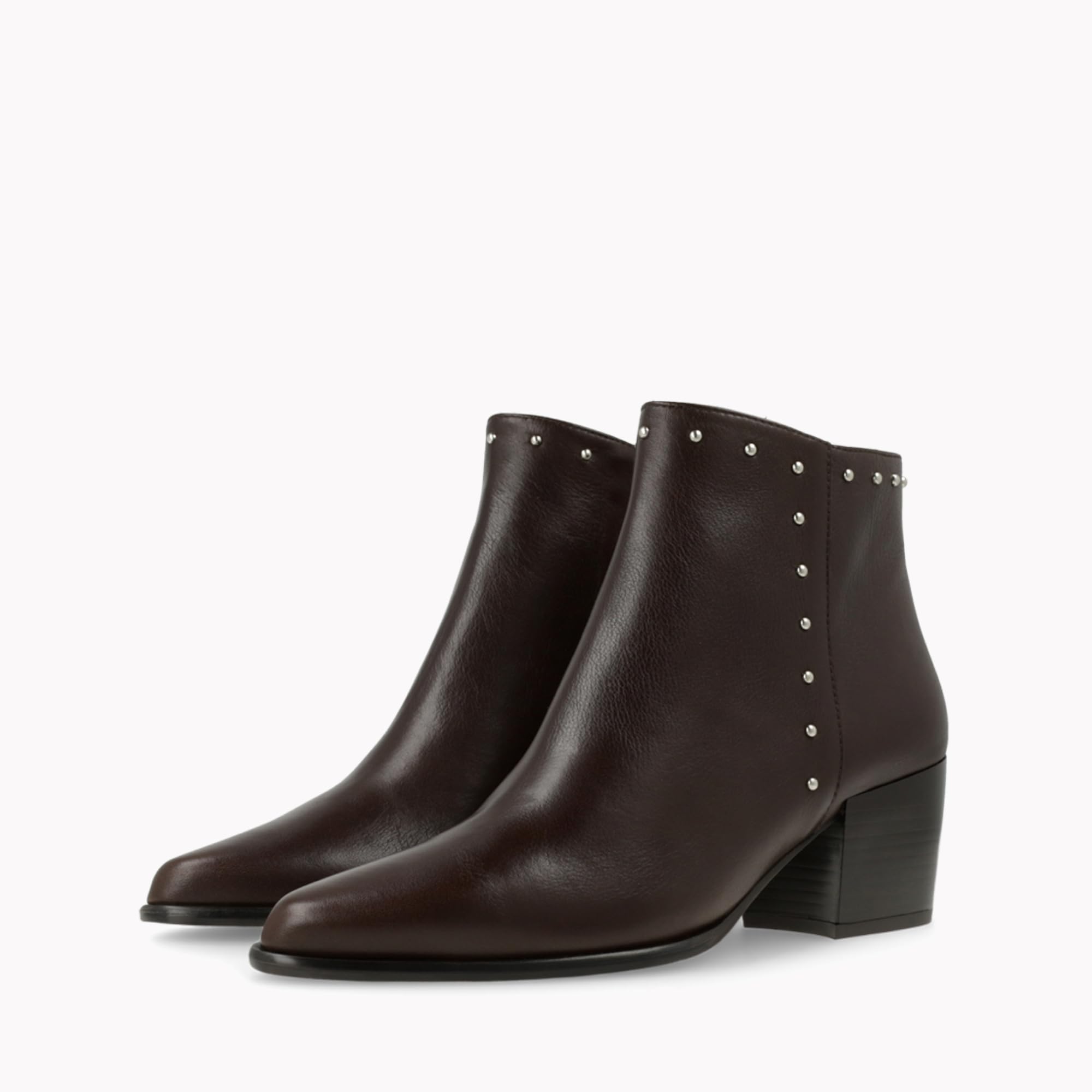 LODI KOL5590 bottines marron cuir talon stable