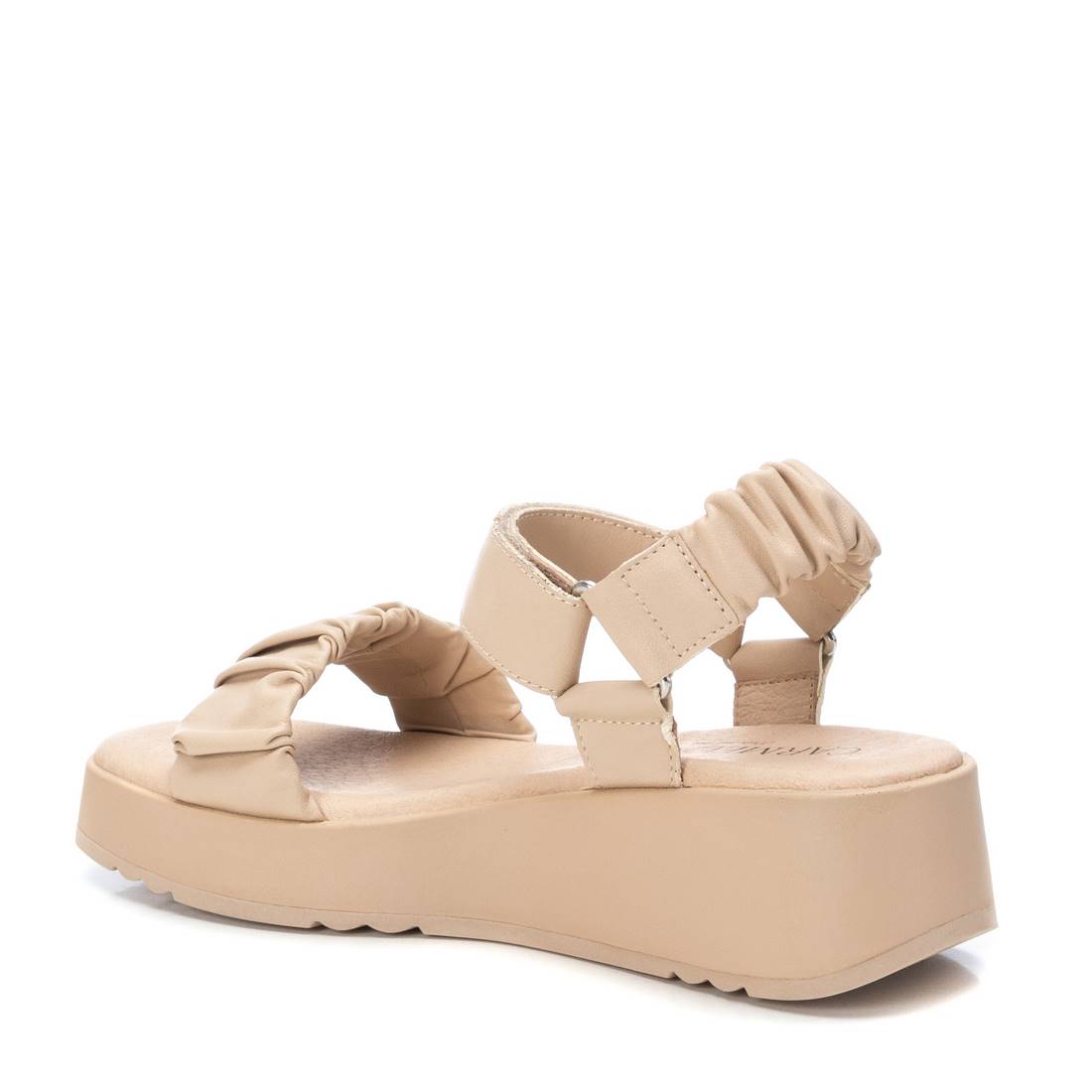Carmela 16081102 sandale femme marron cuir plat