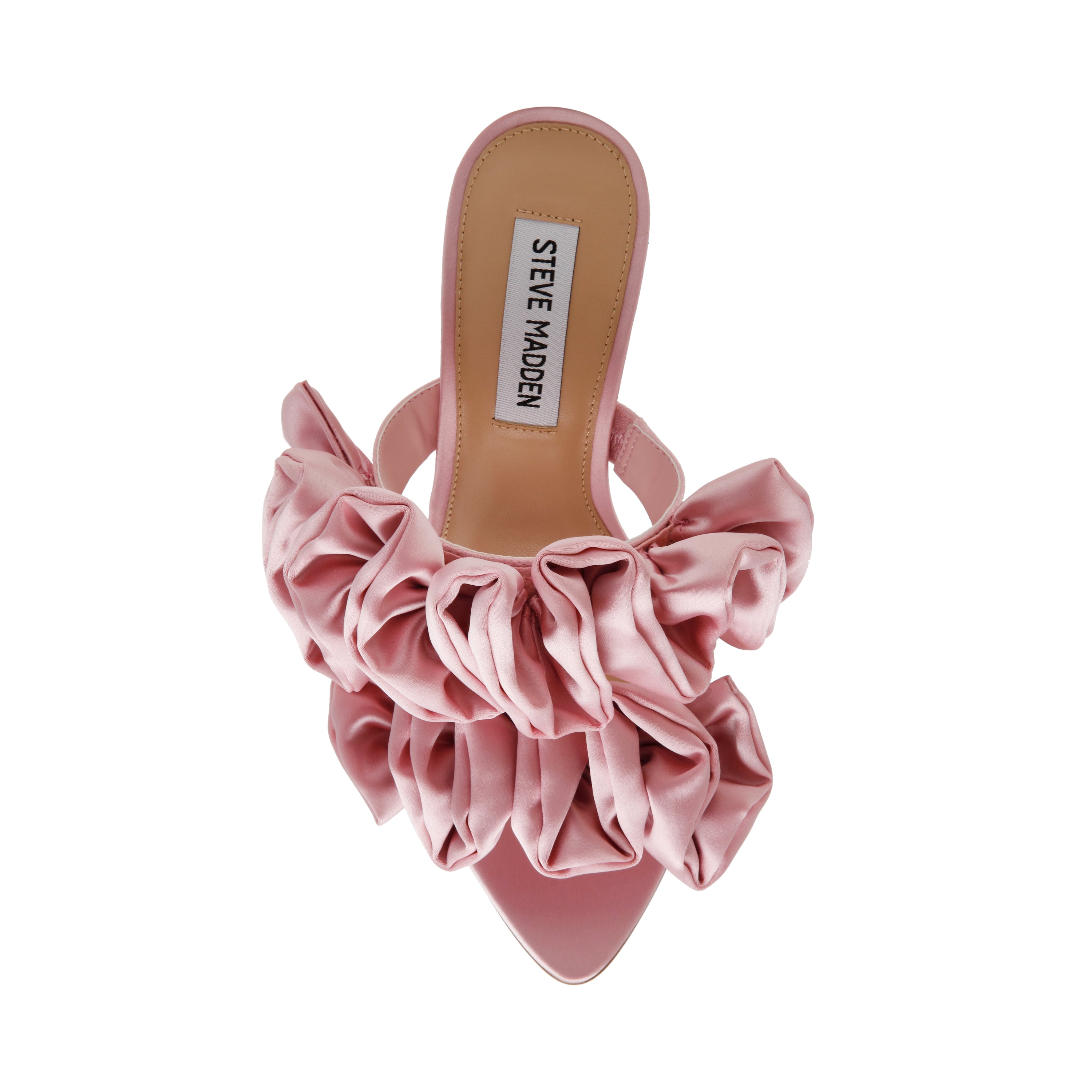 Steve Madden Aalina sandales talon rose satin 10 cm