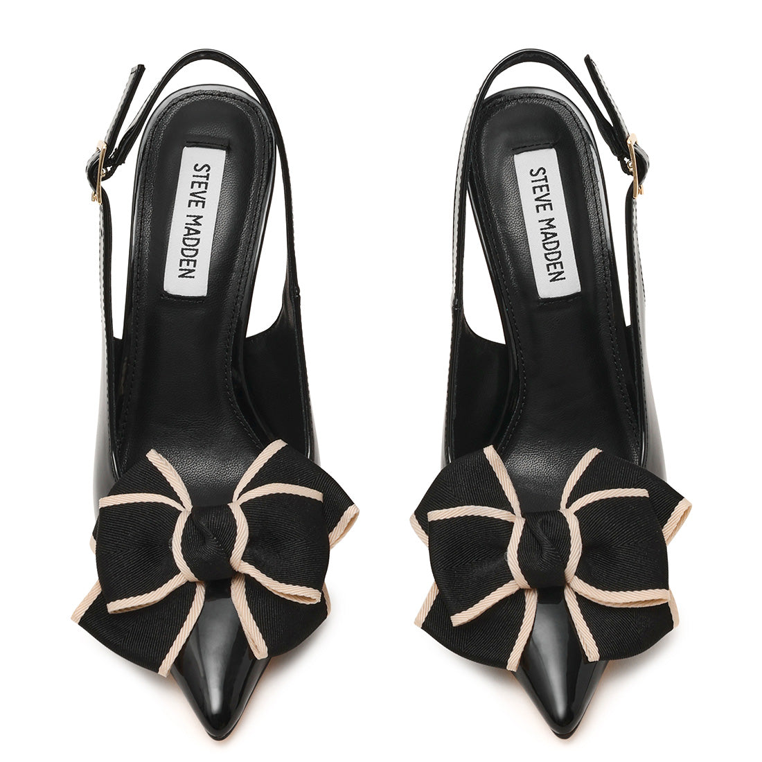 Steve Madden Balina escarpin noir verni slingback