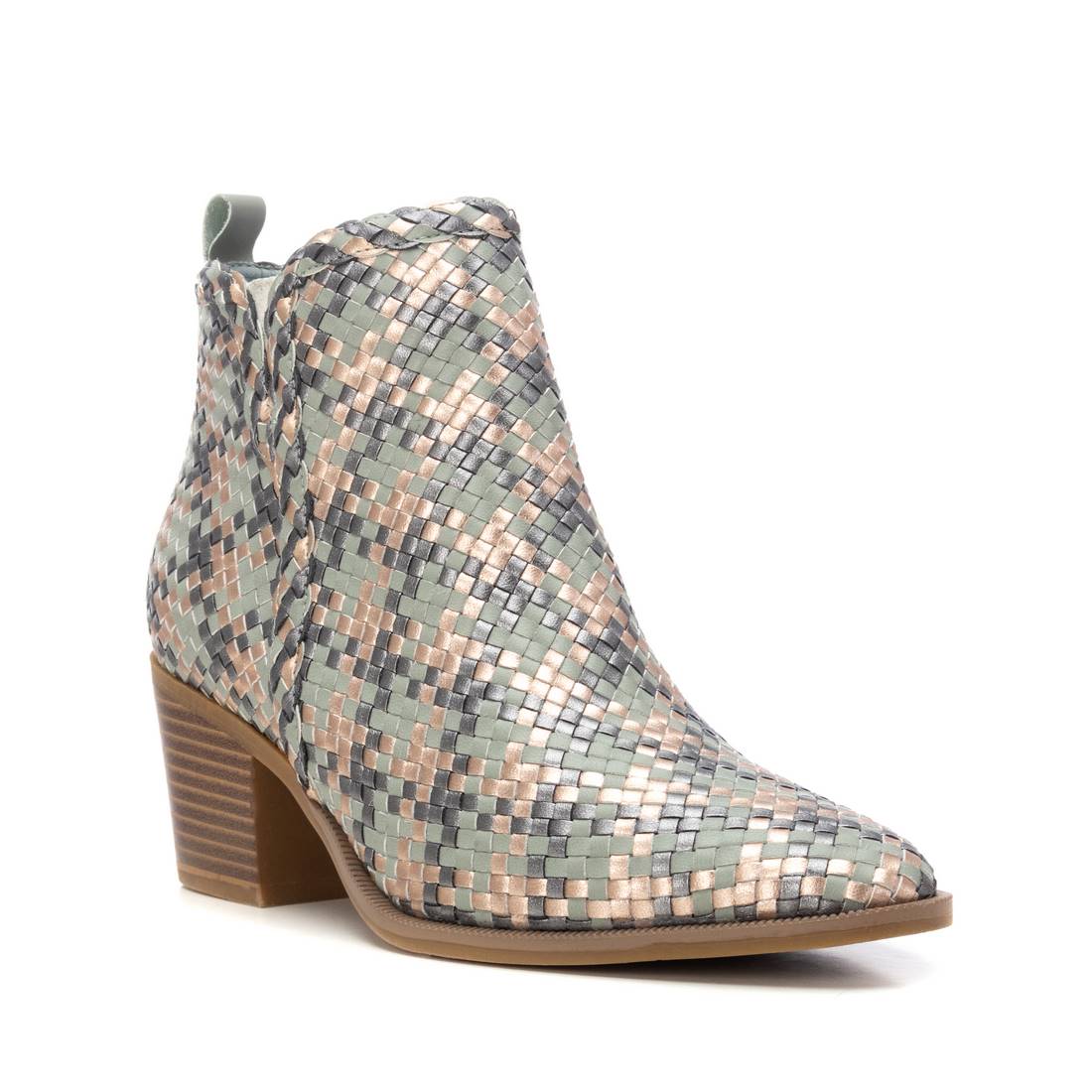 Carmela 16234203 bottines jean cuir talon large