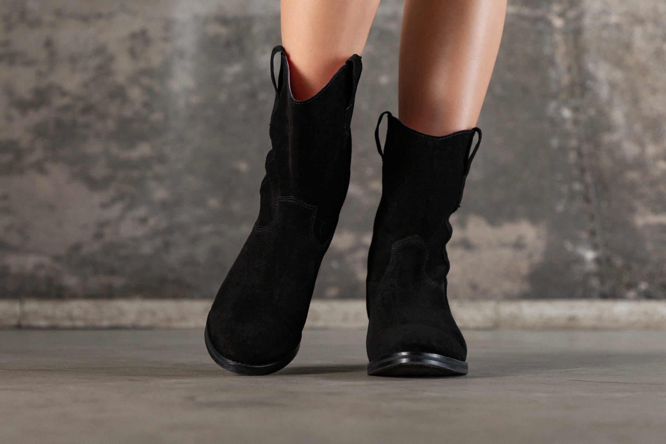Coralie Masson Lucky bottes cuir noir talon 3,5 cm
