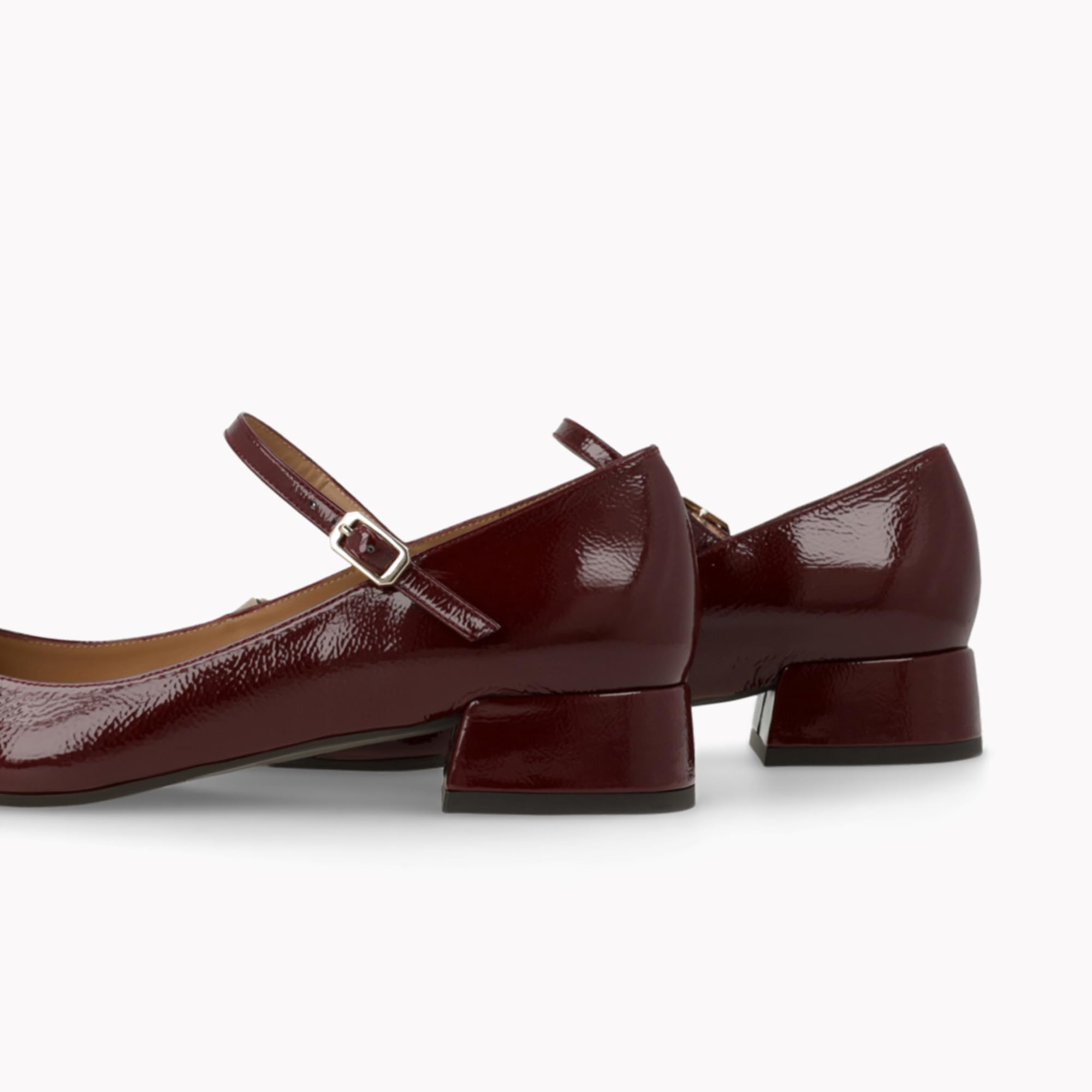 Lodi Amilcar ballerines bordeaux cuir
