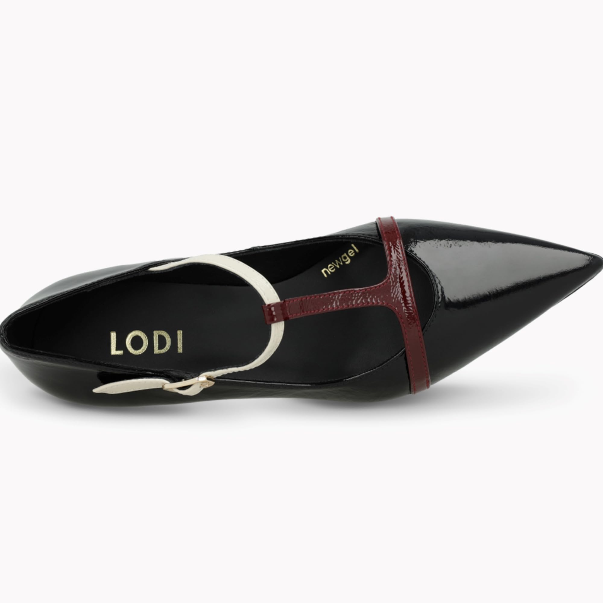 LODI KAL5577 escarpins noirs cuir véritable