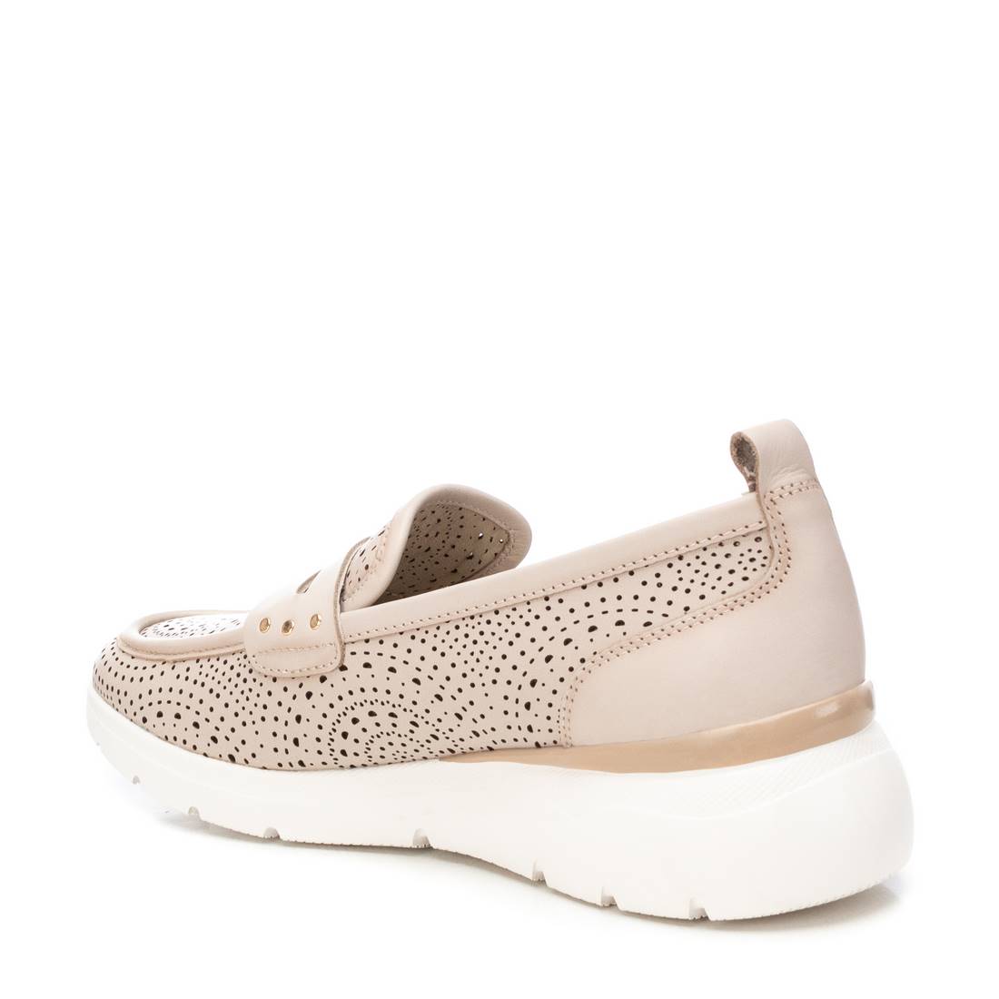 Carmela 16227502 mocassin cuir beige semelle épaisse