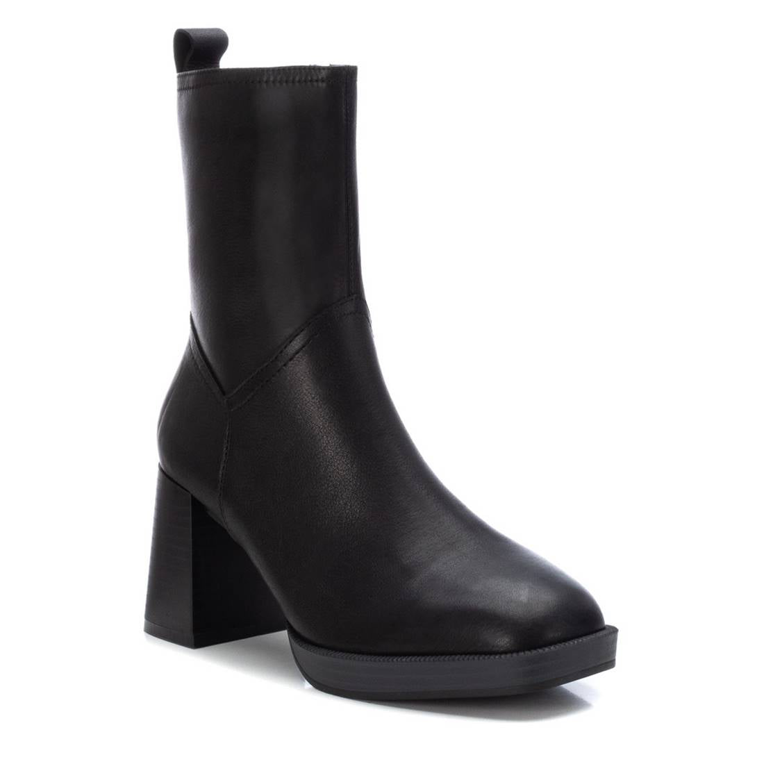 Carmela 16120501 bottine cuir noir talon 8 cm