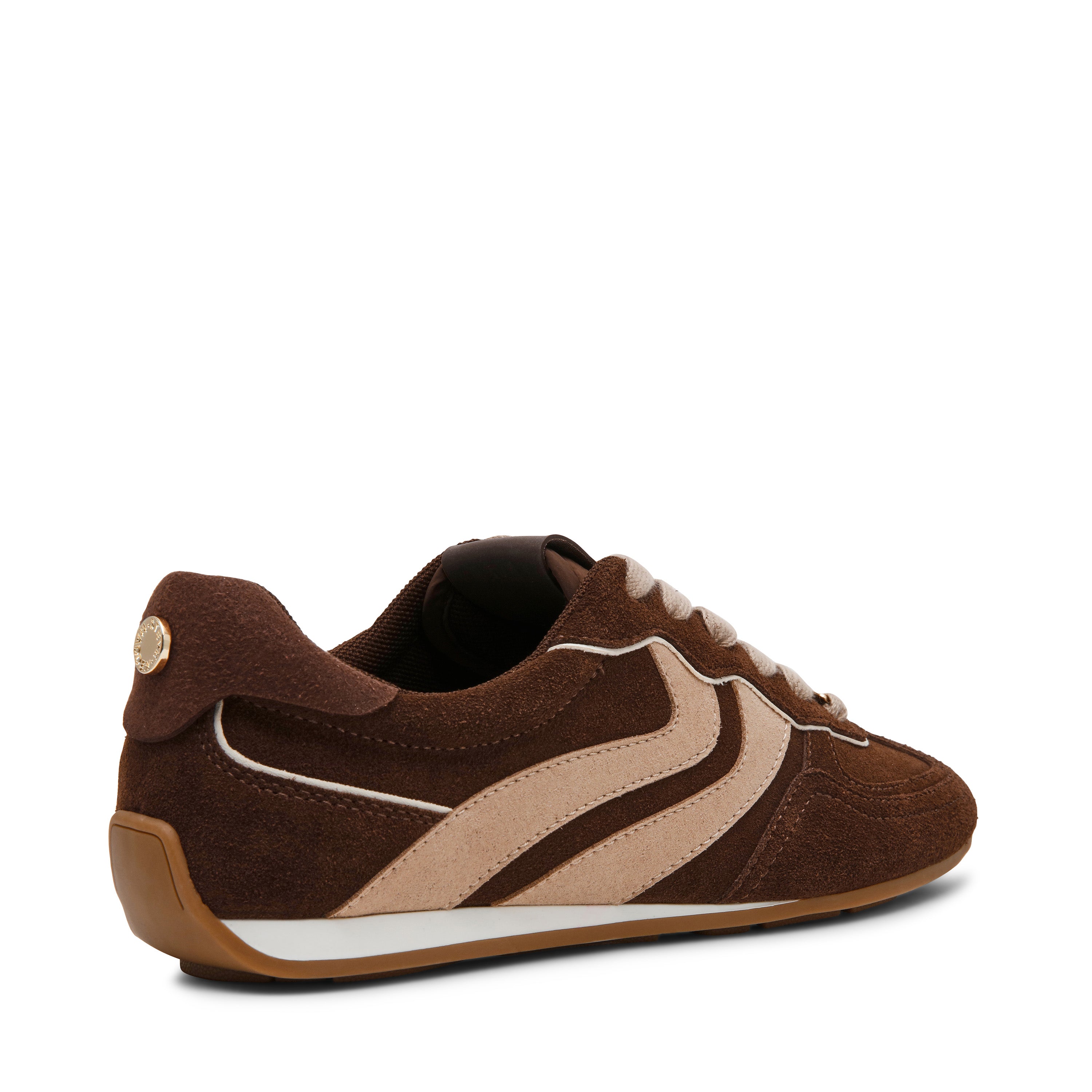 Steve Madden Abbi-SM baskets chocolat daim à lacets