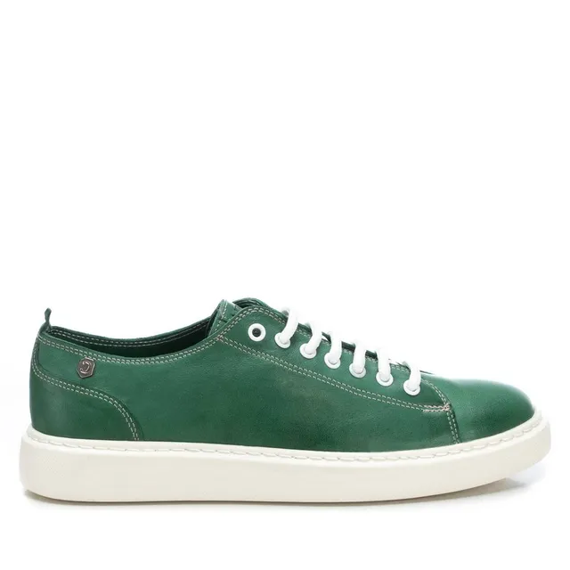 Carmela 16043605 baskets cuir vertes lacets