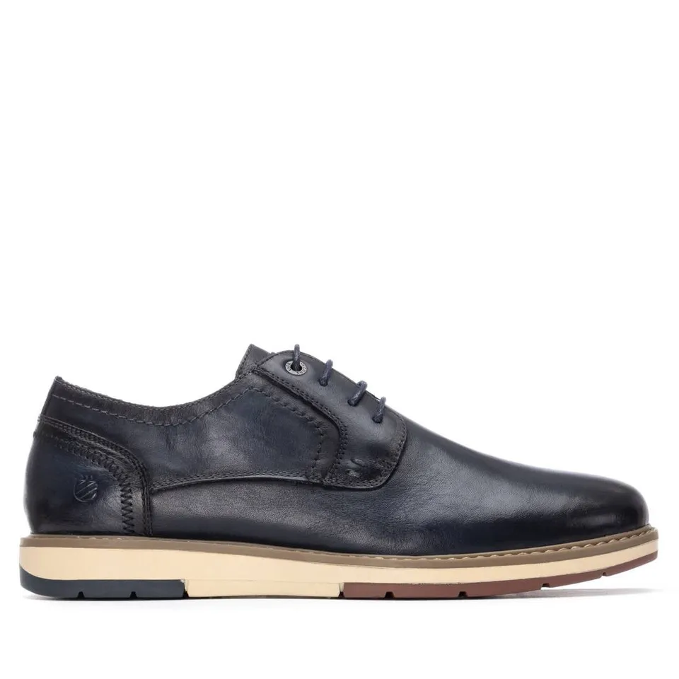 Carmela 16267803 derby marine cuir véritable homme