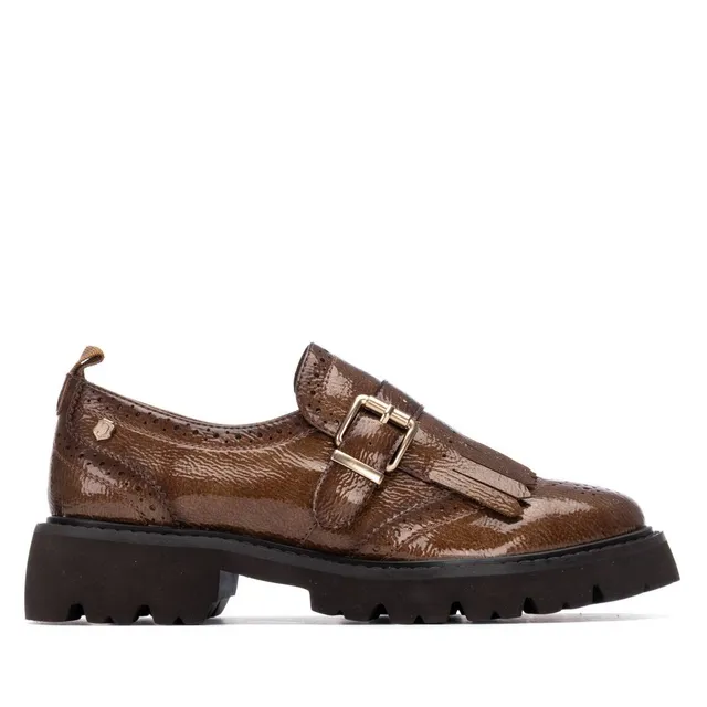 Carmela 16259403 mocassin femme taupe verni à talon