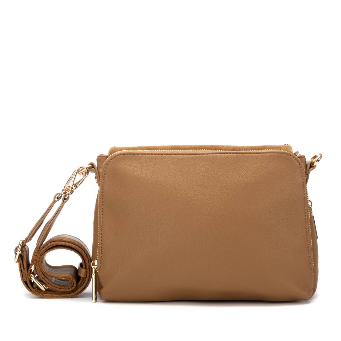 Carmela 18621002 bandoulière camel rabat 28 cm