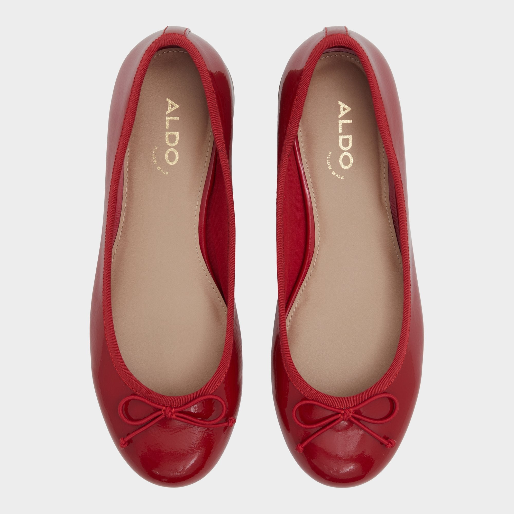 Aldo Aliette Escarpins Vernis Rouges Petit Talon Bloc