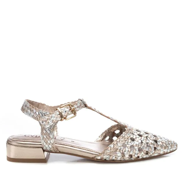 Carmela 16218405 ballerines cuir gris bride