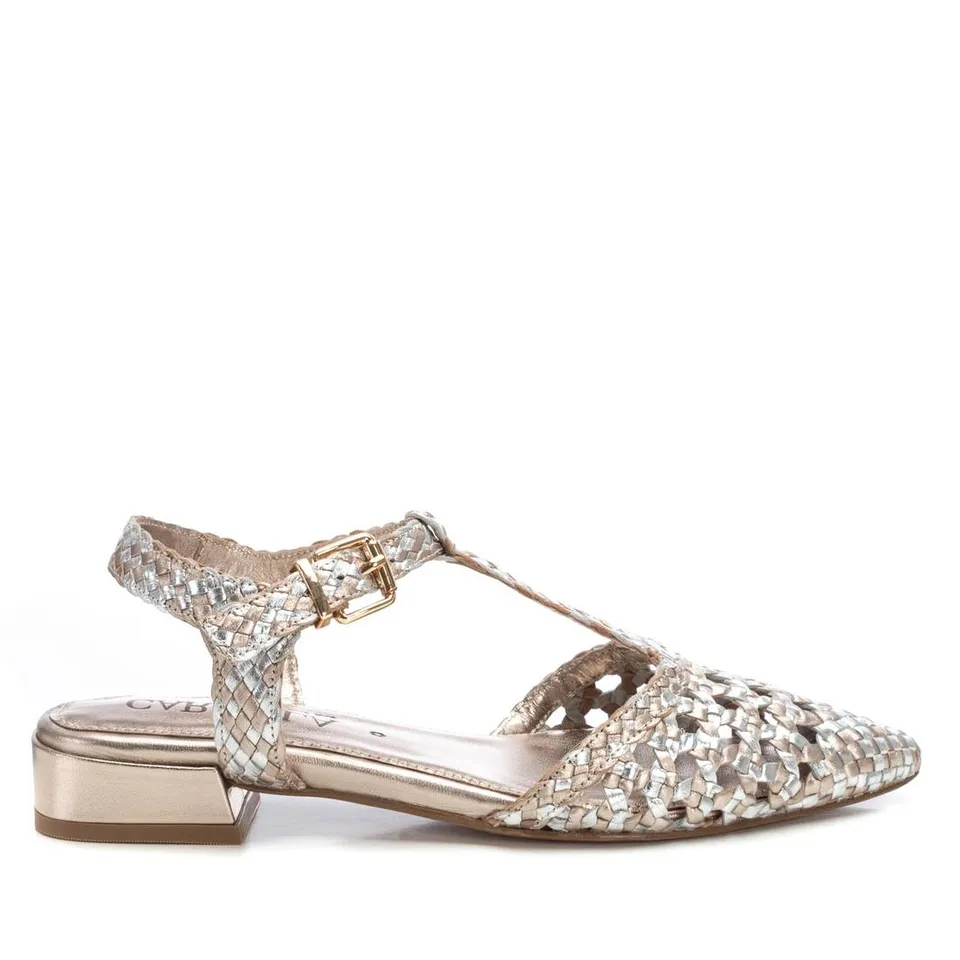 Carmela 16218405 ballerines cuir gris bride