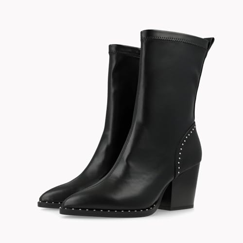 Lodi A-Cei5732 bottines noires cuir talon stable