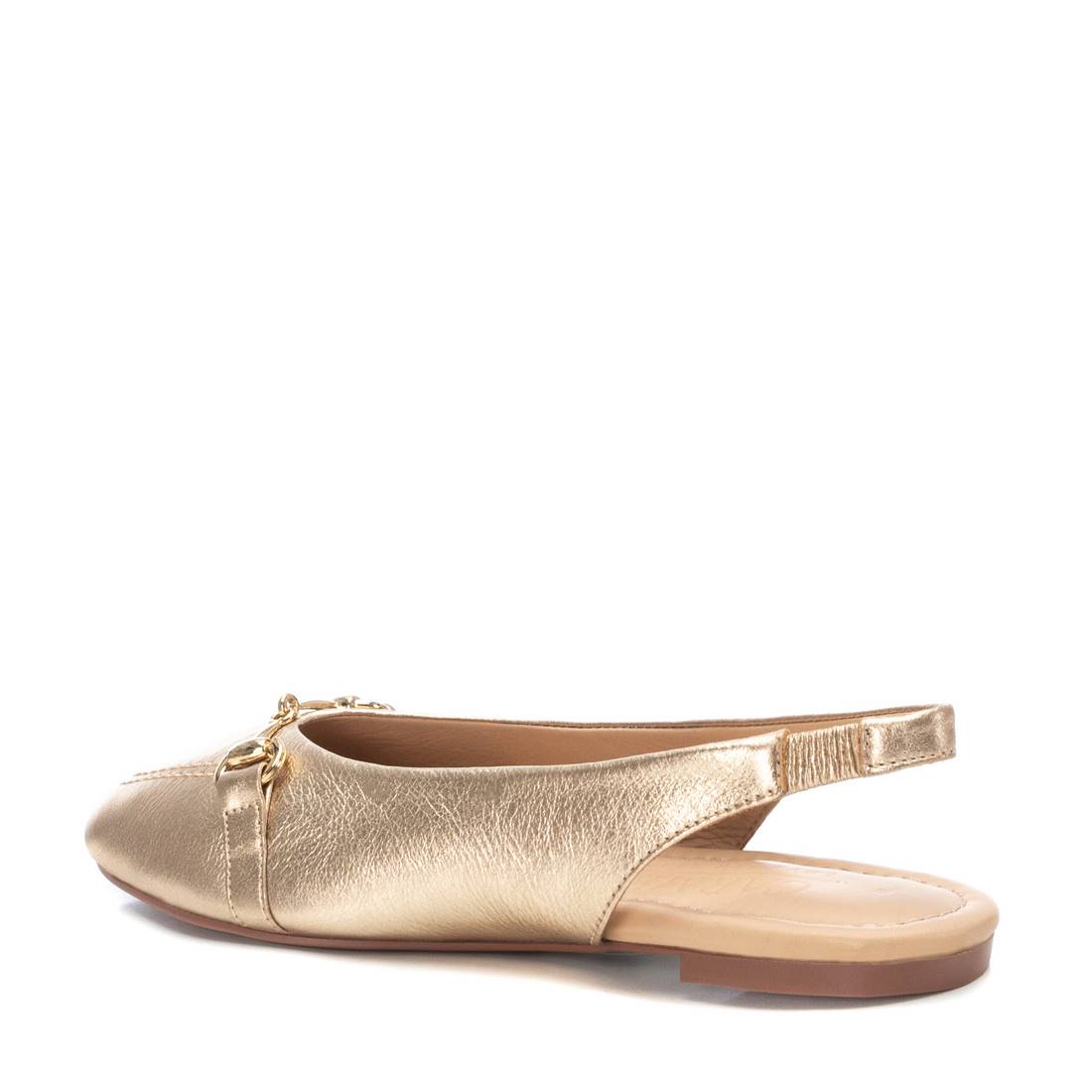 Carmela 16073306 ballerines cuir doré talon plat