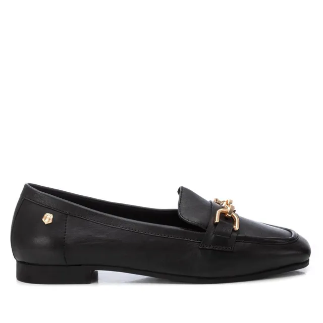 Carmela 16213805 mocassin femme noir cuir habillé
