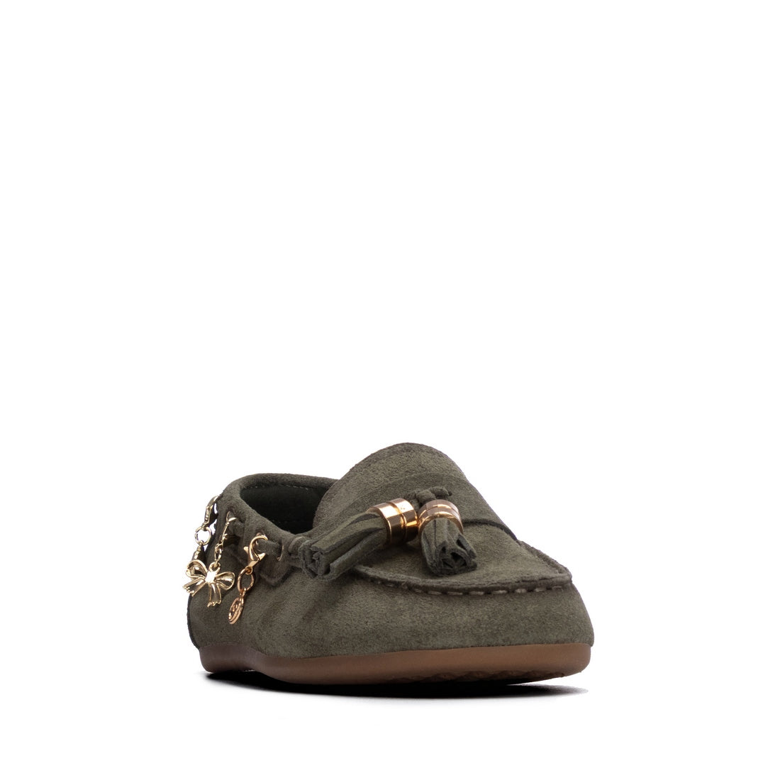 Carmela 164147 16414701 mocassins kaki cuir serraje