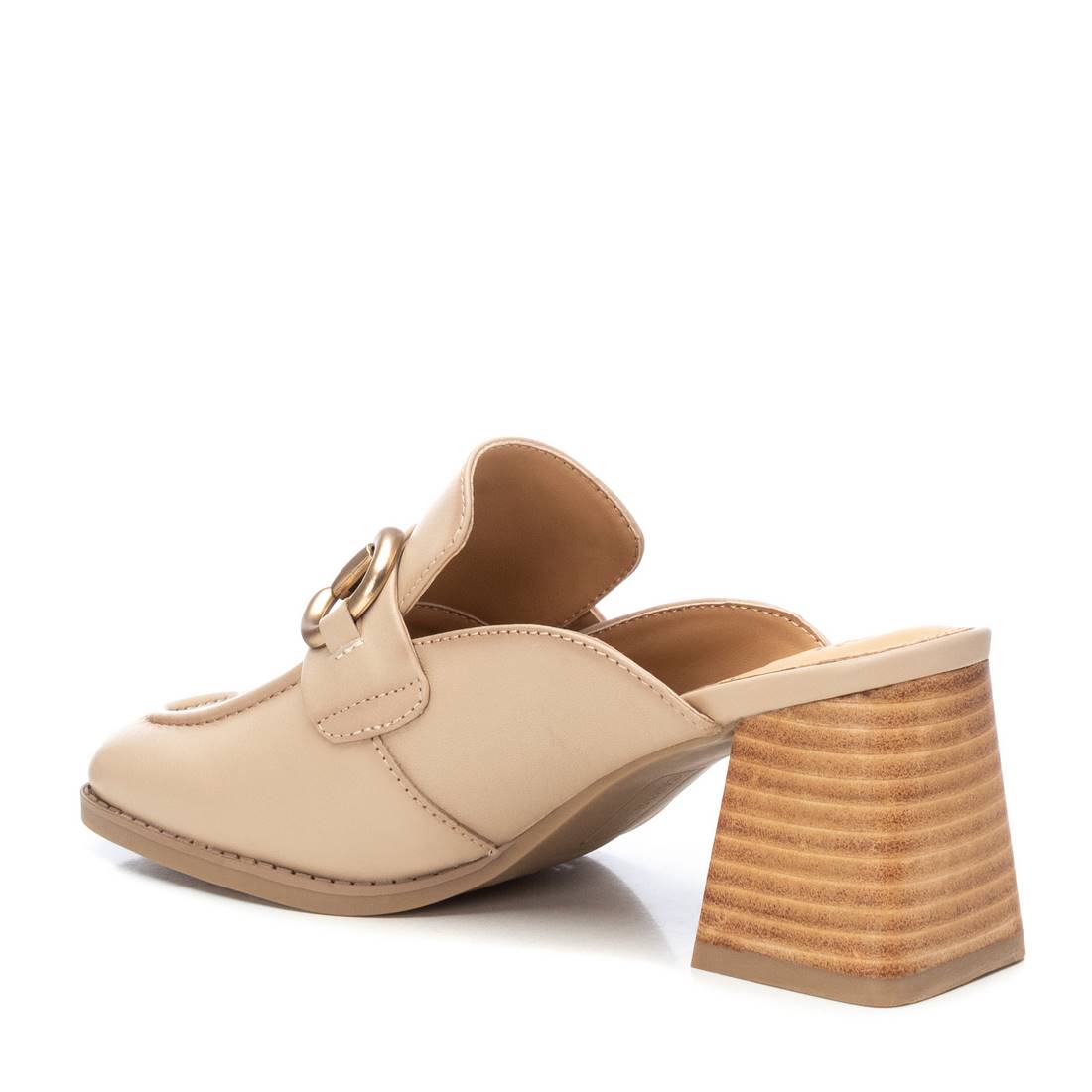 Carmela 16144501 sabot mocassin femme marron cuir talon