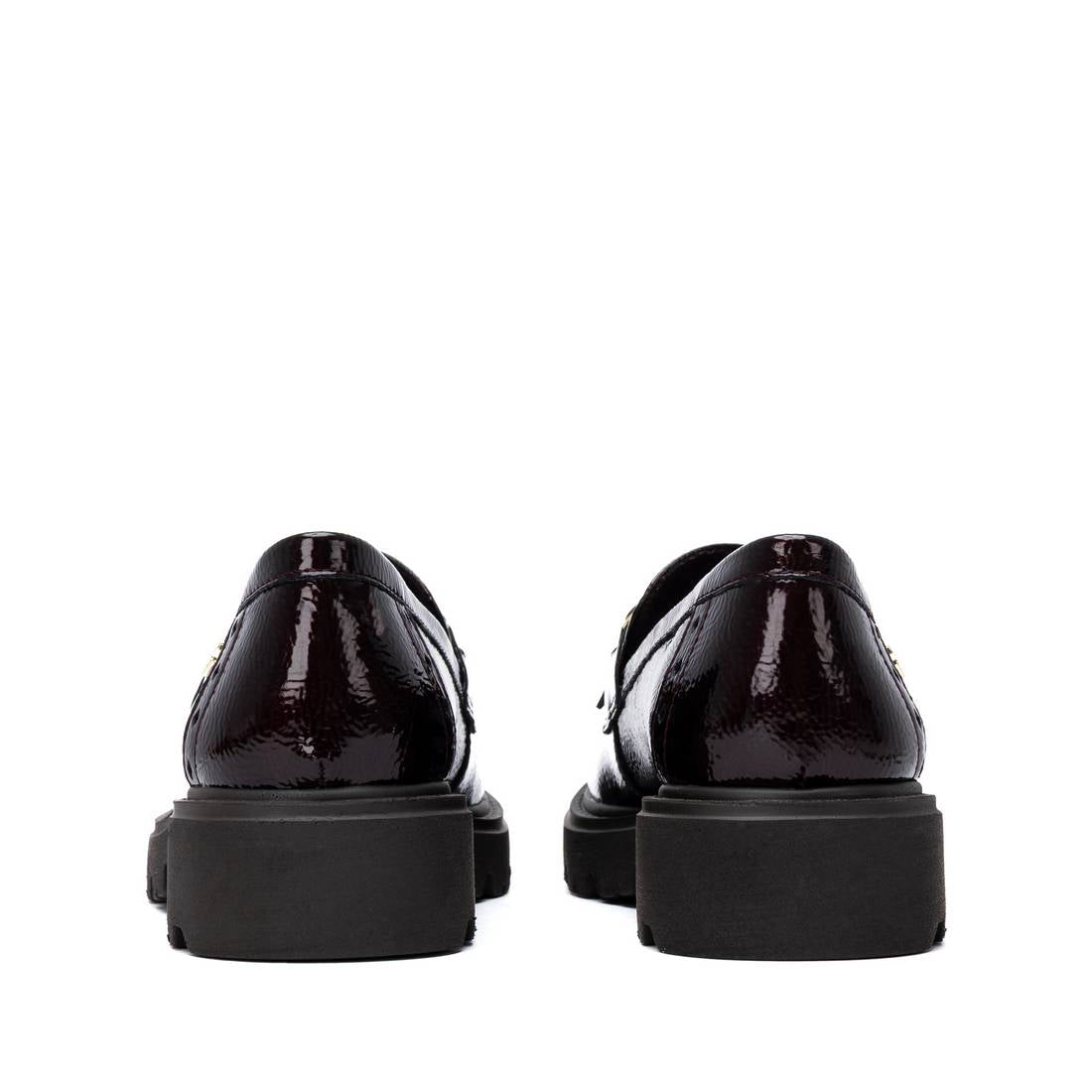 Carmela 16436903 mocassin femme bordeaux talon bas