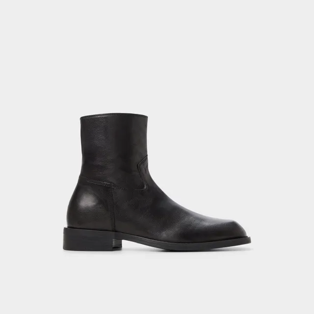 Aldo Todi bottines noires cuir talon carré