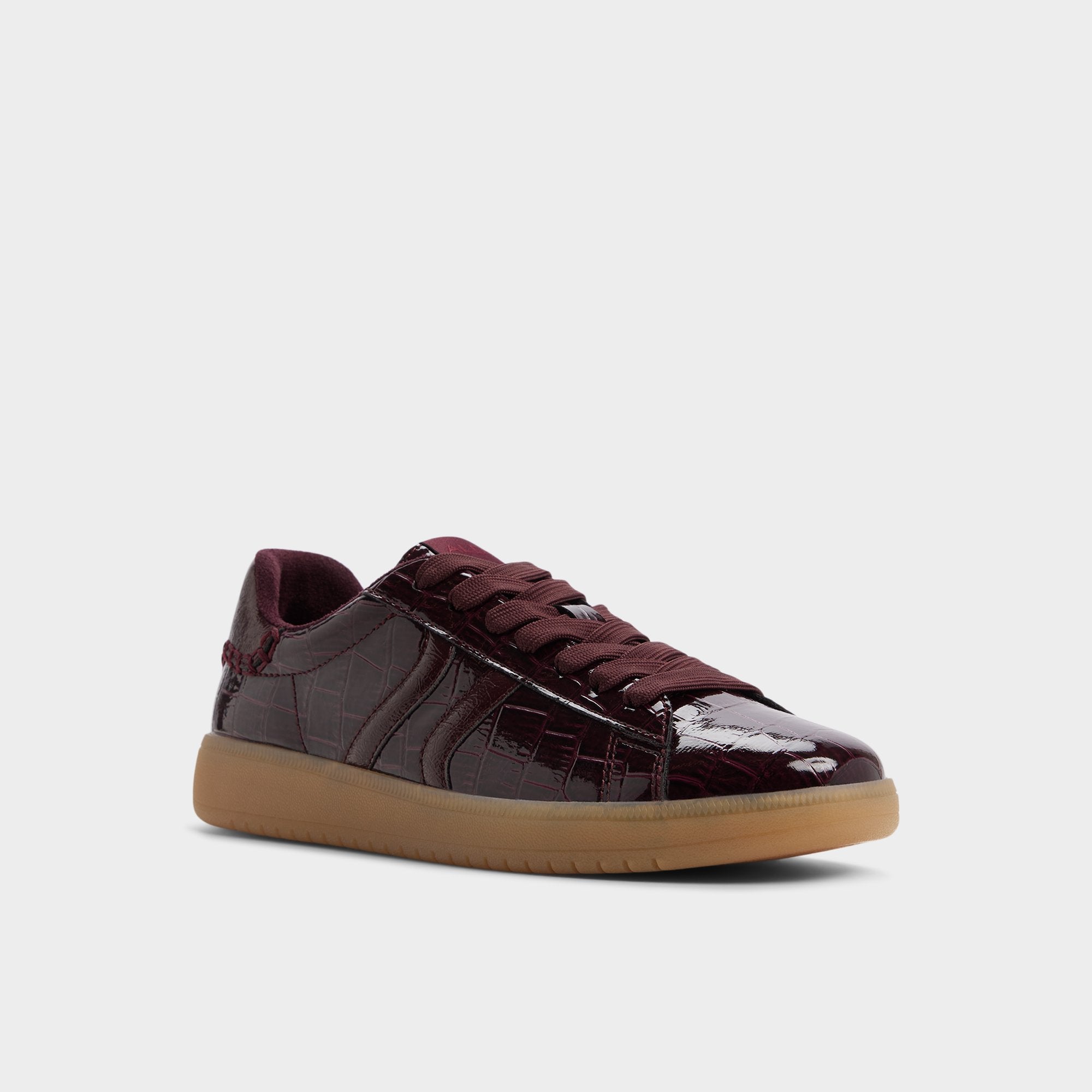 ALDO Chicsneaker2 baskets bordeaux croco