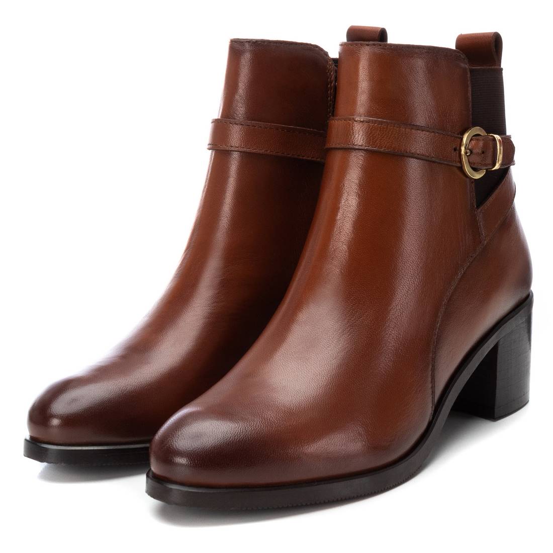 Carmela 16201901 bottine femme marron talon 6 cm cuir