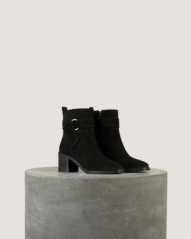 Tila March Lea boots noir cuir talon 6 cm