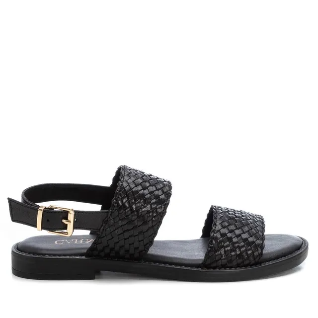 Carmela 16219703 sandales femme noir métallisé cuir