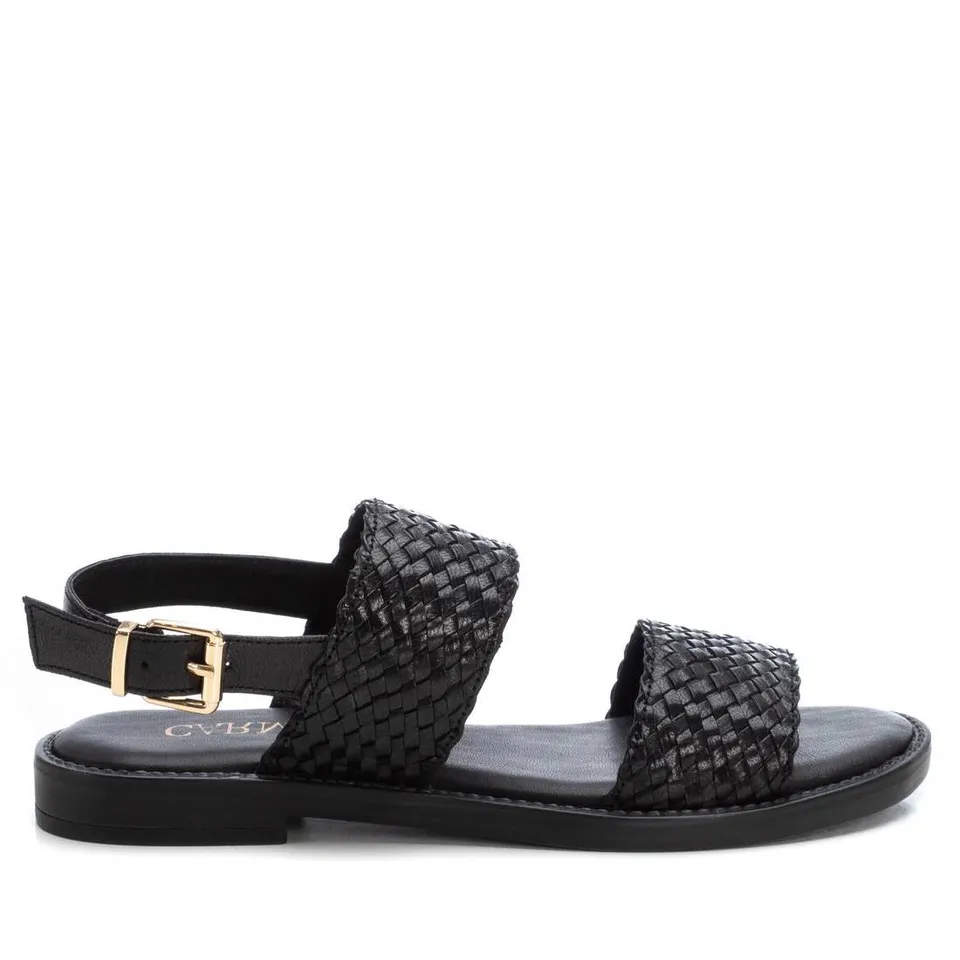 Carmela 16219703 sandales femme noir métallisé cuir