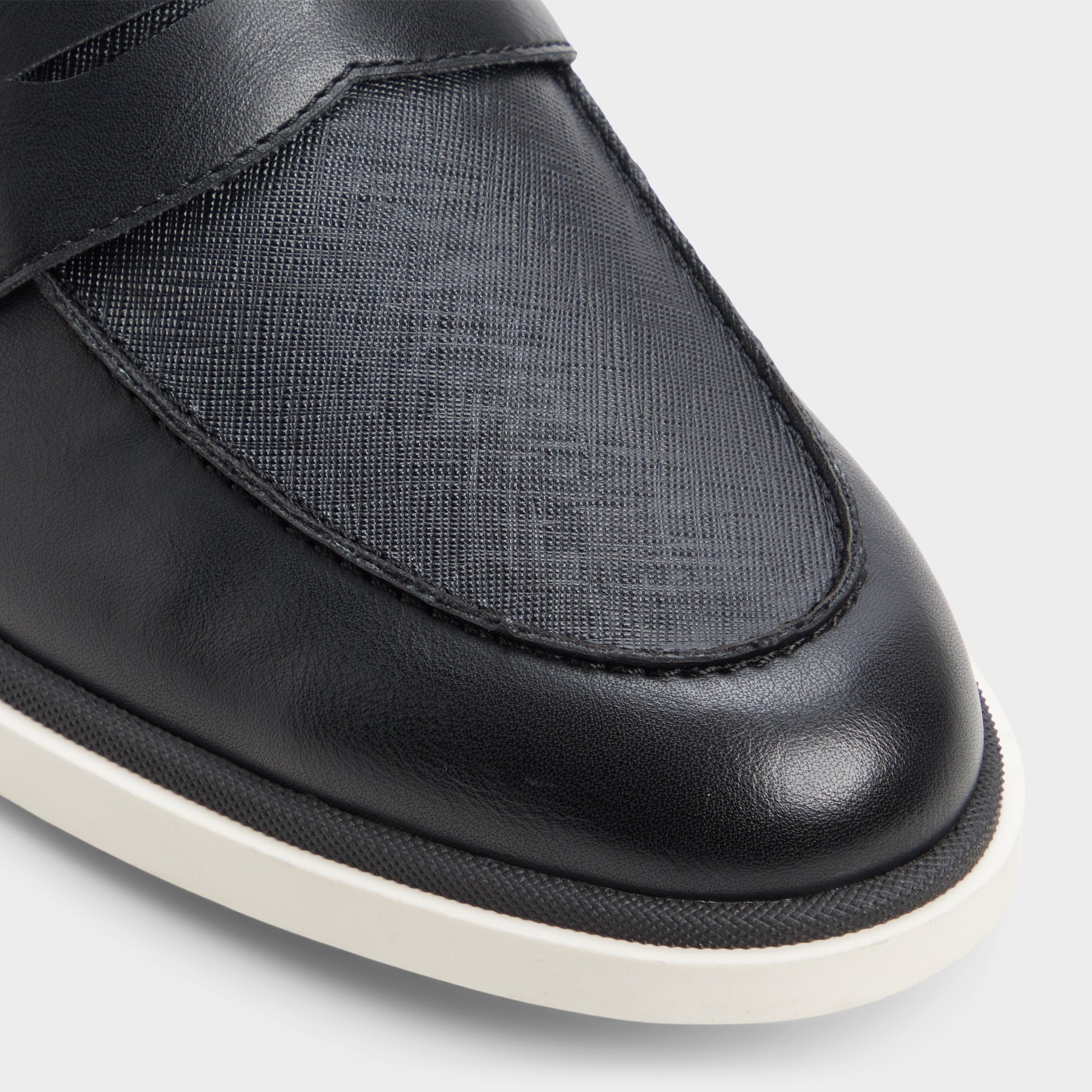 ALDO Stanson mocassin noir cuir pointure large