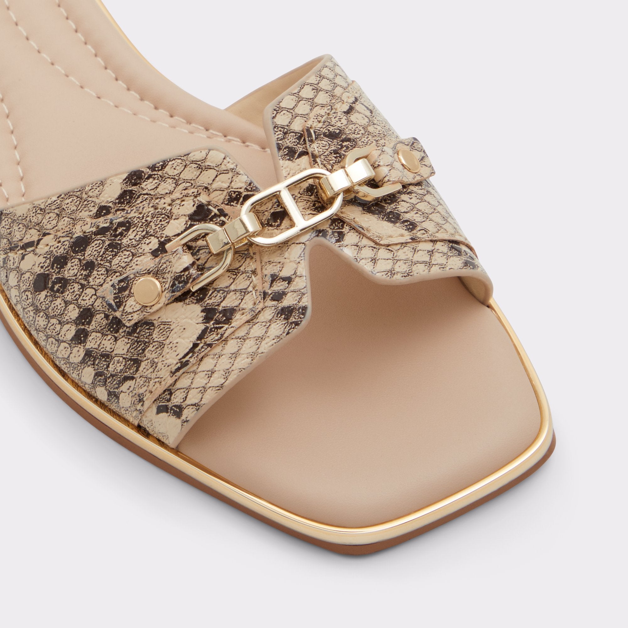 ALDO Jeannie sandales slides beige confort