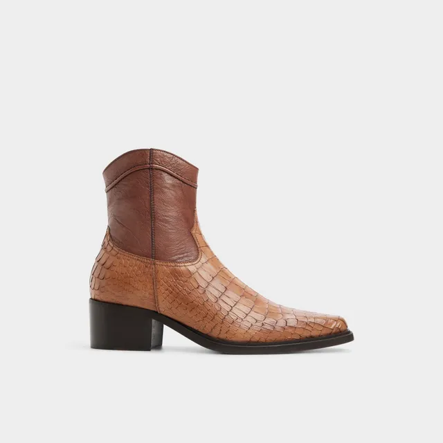 ALDO Bari bottes western homme cognac