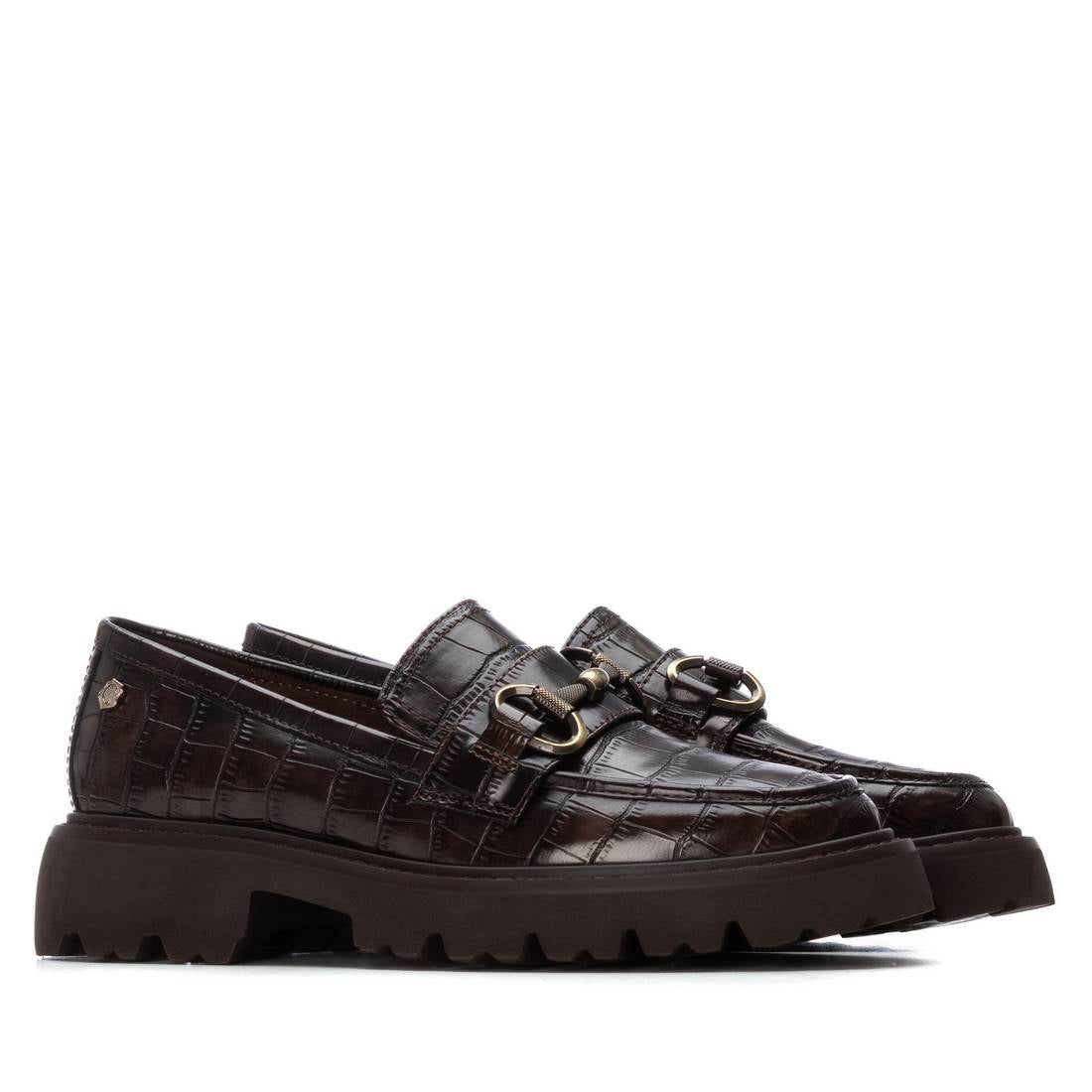 Carmela 16254703 mocassin marron coco semelle épaisse