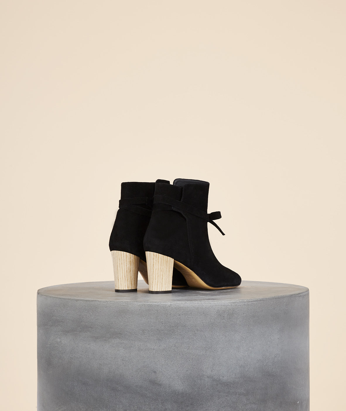 Tila March Sonora bottine cuir noir talon 9 cm