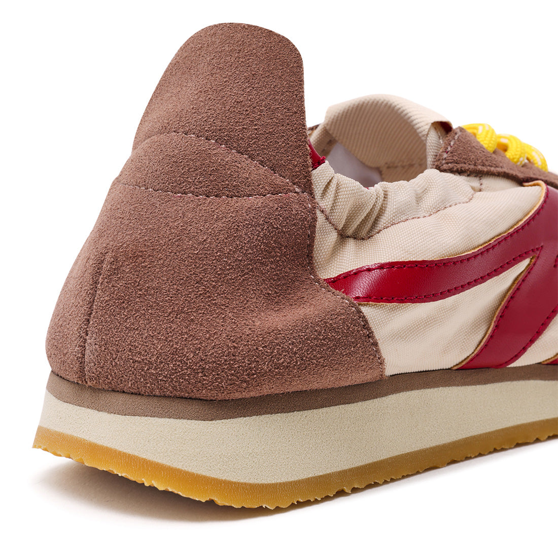 Steve Madden Premium basket taupe multi lacets