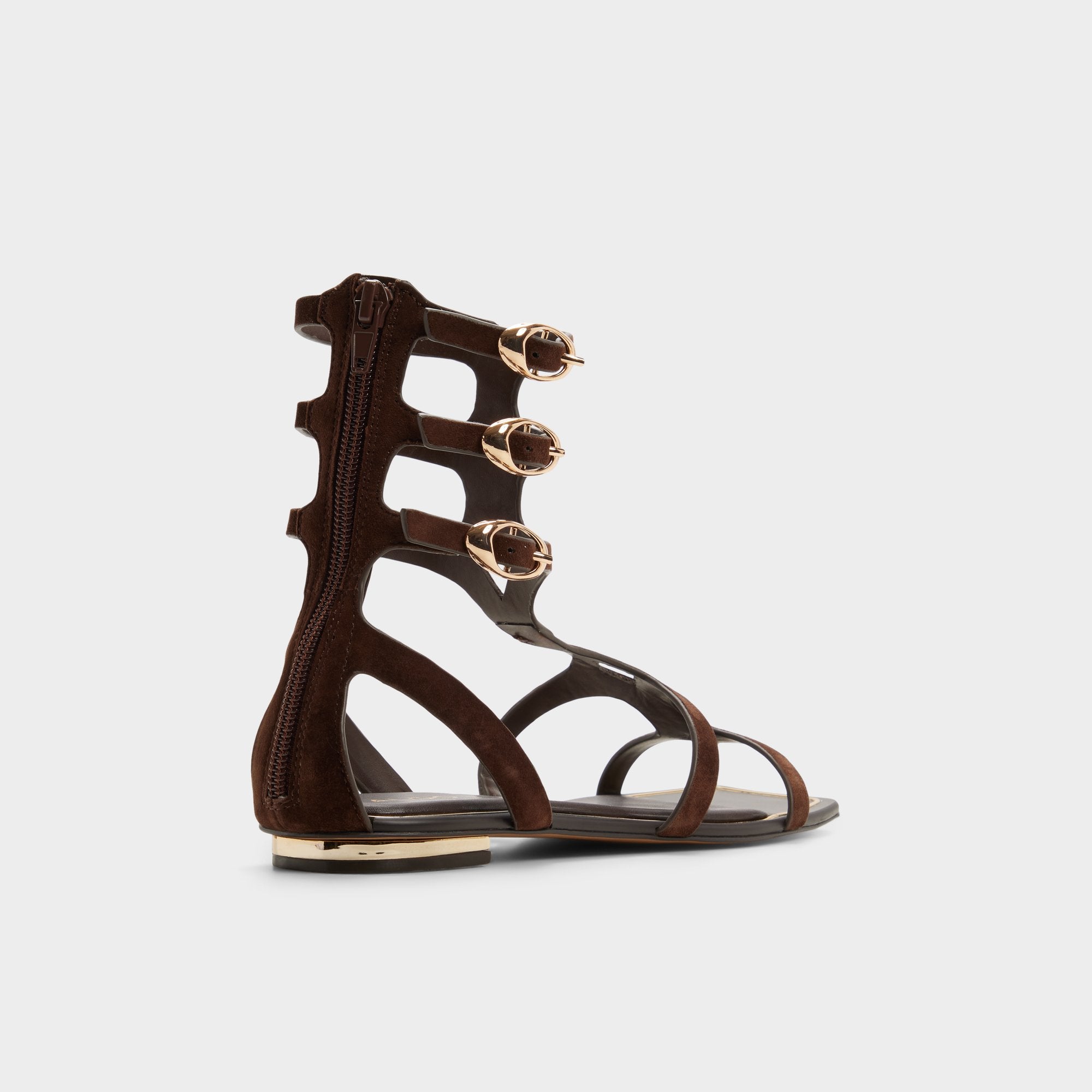 ALDO Marisea sandales plates marron boucles