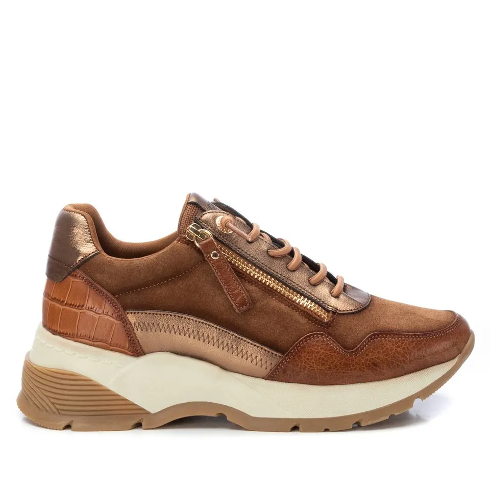 Carmela 16105904 sneakers femme cuir marron plates