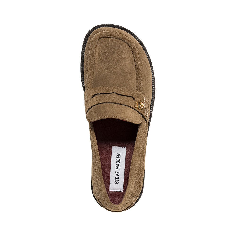 Steve Madden Iggy mocassins taupe multi suède