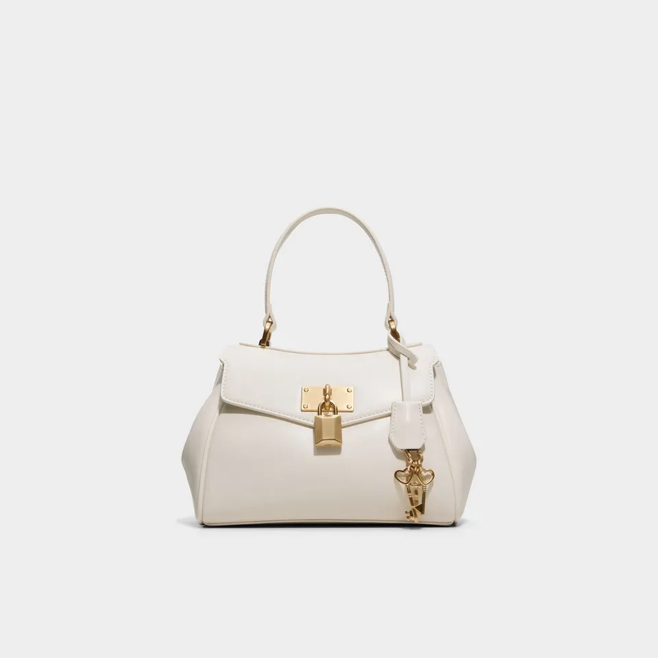 Aldo Heartkeepermid sac à main blanc cadenas