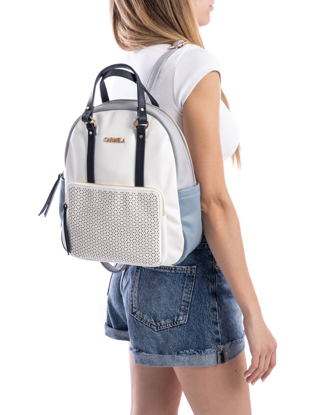 Carmela 18615303 sac à dos blanc synthétique